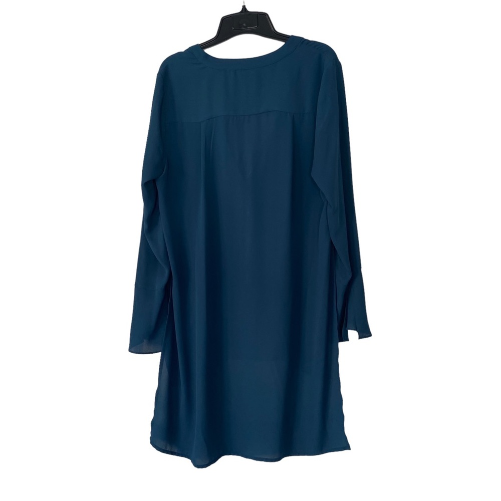 Marciano Teal Classic Tunic Shirt - Size M - Picture 2 of 8